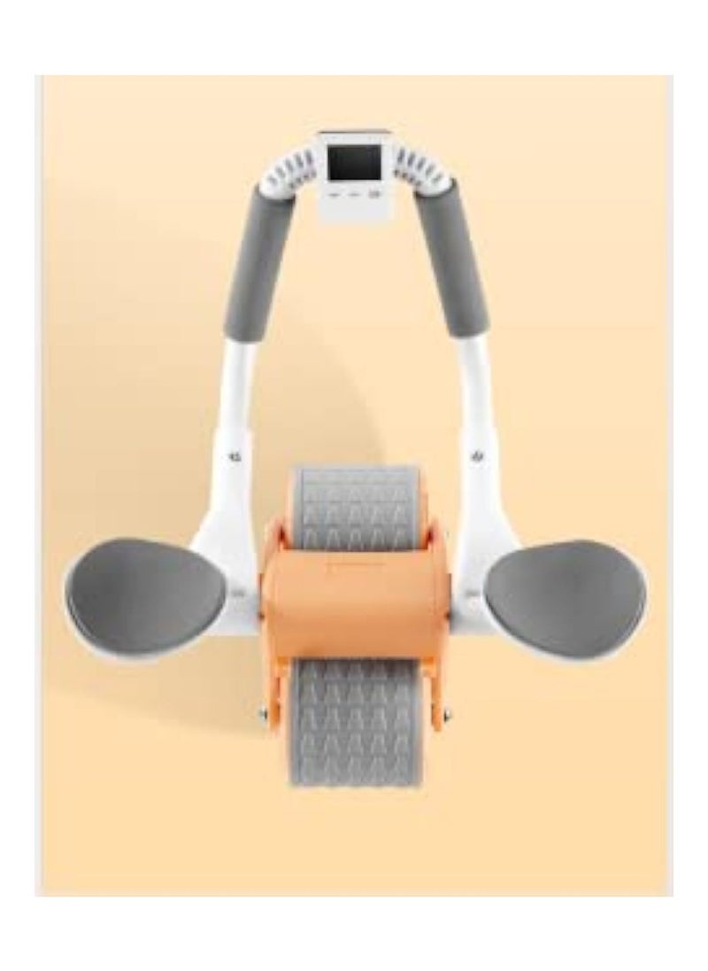 AWH - AWH 2023 New with timer Ab Abdominal Exercise Roller Elbow Support, abs roller wheel core exercise equipment, Automatic Rebound Abdominal Wheel - Image 1