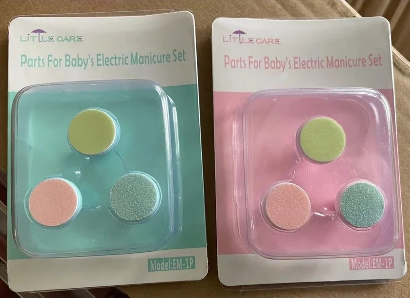 Bizimevde Baby Child Rotary Battery Operated Nail Filing Machine Spare Tip
