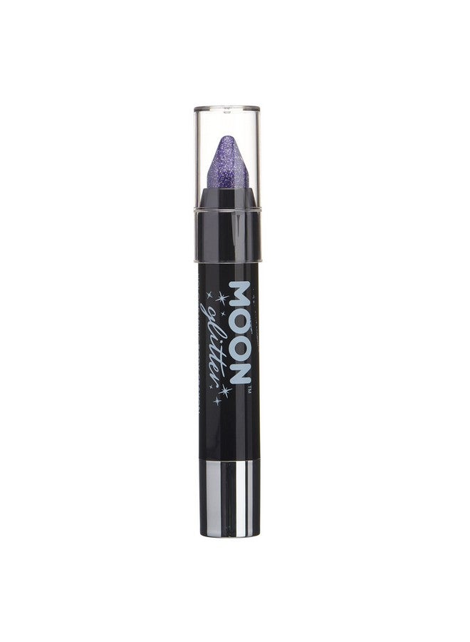 Moon Glitter Holographic Glitter Paint Stick/Body Crayon Makeup For The Face & Body By Moon Glitter 0.12Oz Purple - Image 1