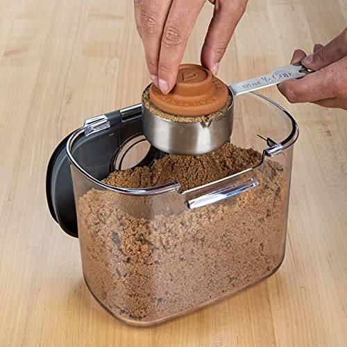 ProKeeper+ by Progressive International Clear Plastic Airtight Food Baker's Kitchen Storage Organization Container Canister Set with Magnetic Accessories (Brown Sugar 1.4-Quart) - Image 5