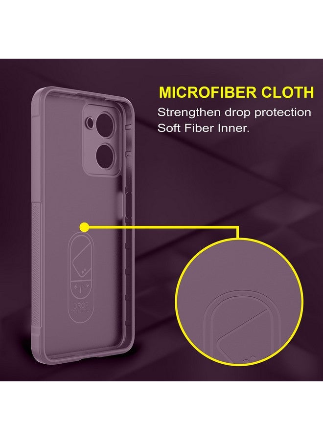 ZAPCASE غطاء خلفي من زابكيس لهاتف ريالمي 10 برو 5G | متوافق مع غطاء خلفي لريالمي 10 برو 5G | غطاء سحري من السيليكون السائل مع حماية للكاميرا | لافندر - Image 4