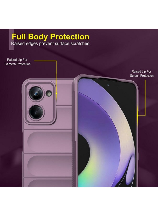 ZAPCASE غطاء خلفي من زابكيس لهاتف ريالمي 10 برو 5G | متوافق مع غطاء خلفي لريالمي 10 برو 5G | غطاء سحري من السيليكون السائل مع حماية للكاميرا | لافندر - Image 3