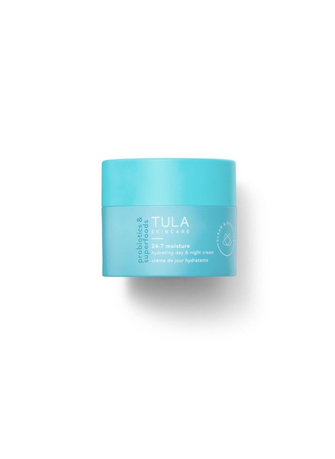 TULA Skin Care 24-7 Hydrating Day & Night Cream - Anti-Aging Moisturizer For Face, Contains Watermelon & Blueberry Extract, 1.5 Oz. 