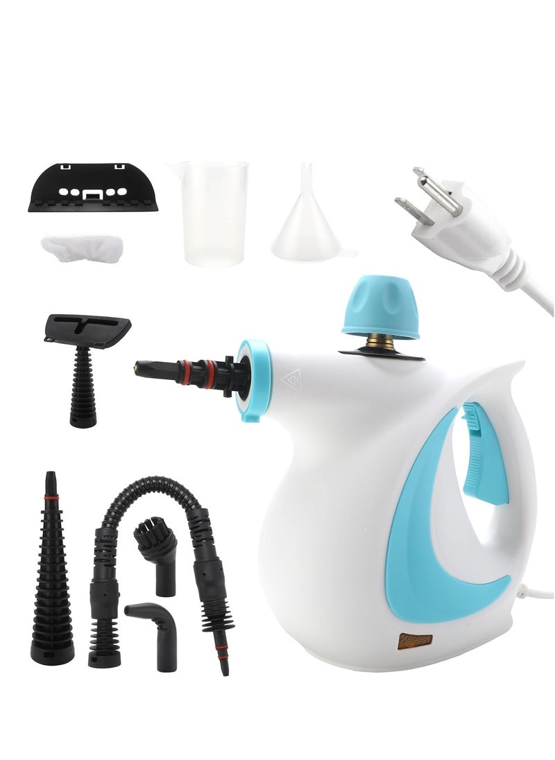 Arabest Handheld Steam Cleaner, Pressurized Multi-Purpose Steam Cleaner Fast Heating Time with Safety Lock and 9 Accessory, Chemical Free All Natural Steam Cleaner for Home, Upholstery, Car, Floor and Tile  - Image 1