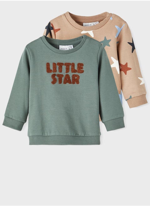Infant 2 Pack Assorted Sweatshirt