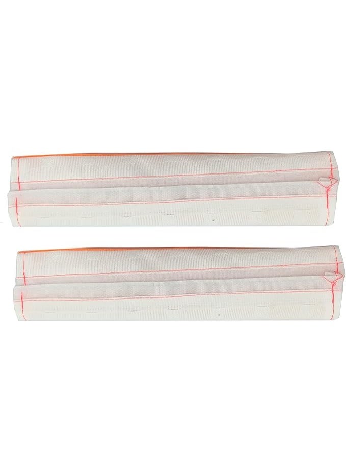 2 piece car seat belt orange phosphor cover case fits all cars - Image 3