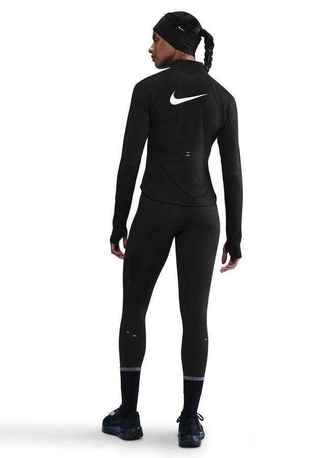 Nike Women’S Nike Tempo Swoosh Haberdashery Dri-Fit Half-Zip Top - Image 2