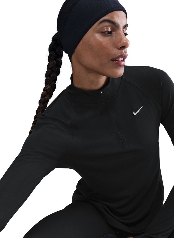 Nike Women’S Nike Tempo Swoosh Haberdashery Dri-Fit Half-Zip Top - Image 5