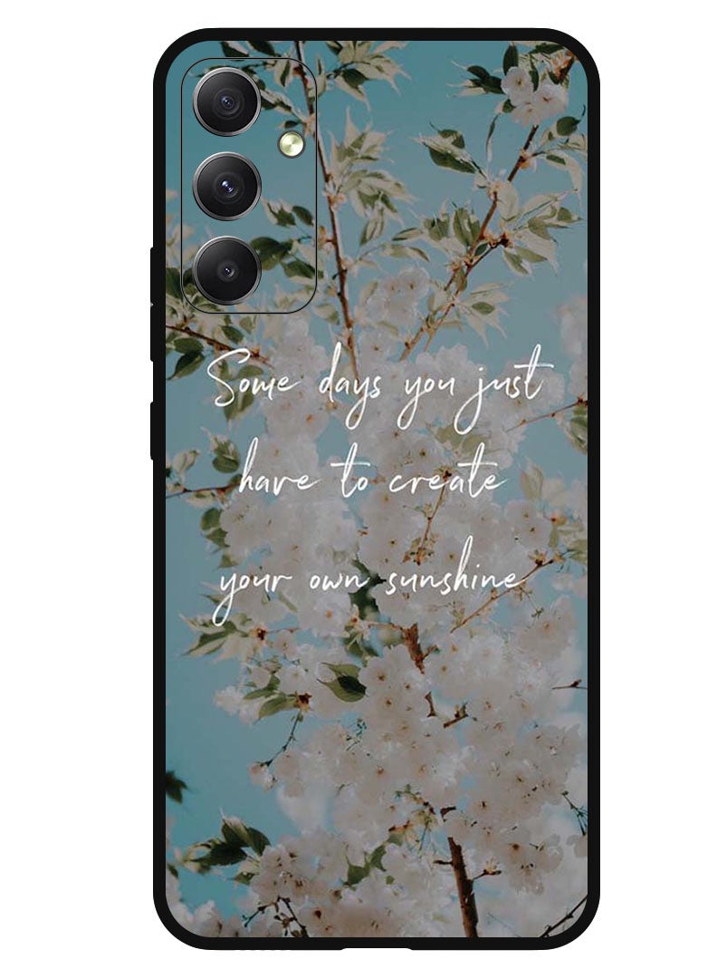 Theodor Protective Case Anti Scratch Shock Proof Bumper Cover For Samsung Galaxy A24 4G Create your sunshine - Image 1