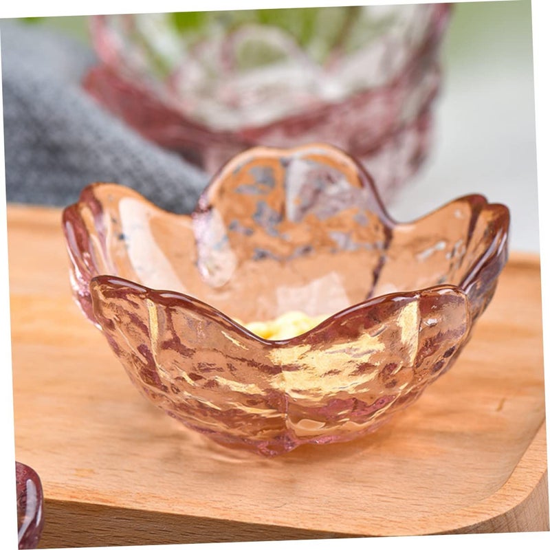 6 Pcs Glass Sauce Dishes Set Elegant Relish Bowls For Soy Sauce Mustard Easy Clean - Image 3