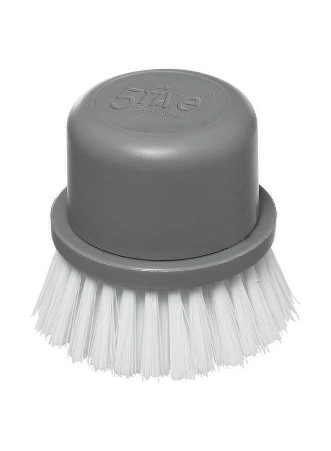 Five Simply Smart Removable Washing-Up Dish Brush with Handle Grey 9.5 x 8 x 26 cm 164749 - Image 4