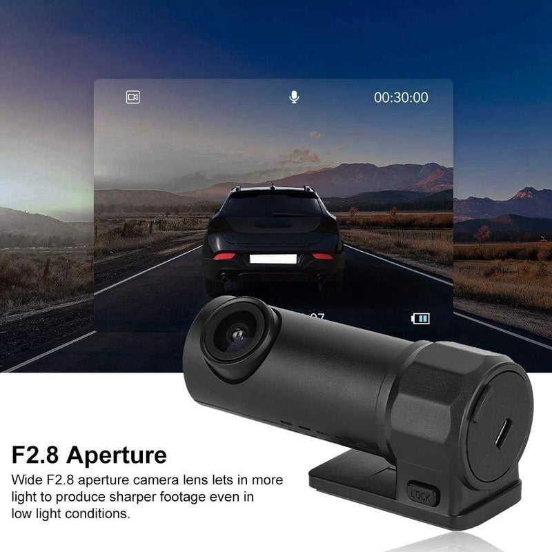 klarako كاميرا داش سيارة عالمية 1080P HD من كلاراكو مع واي فاي لتسجيل فيديو القيادة وحركة المرور - Image 3