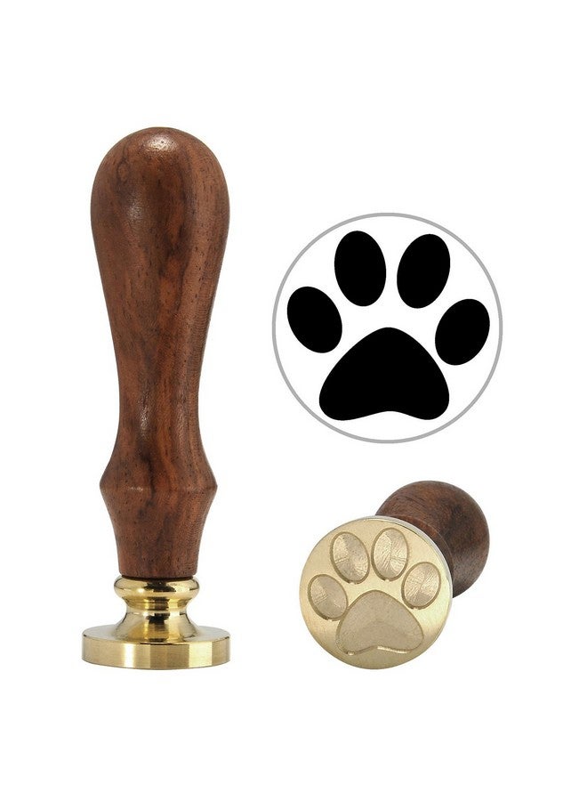 Yoption Dog Paw Wax Seal Stamp, Yoption Vintage Sealing Wax Seal Stamp, Great For Embellishment Of Card, Envelopes, Weding Party Invitations, Wine Packages, Gift Idea (Dog Paw) - Image 1