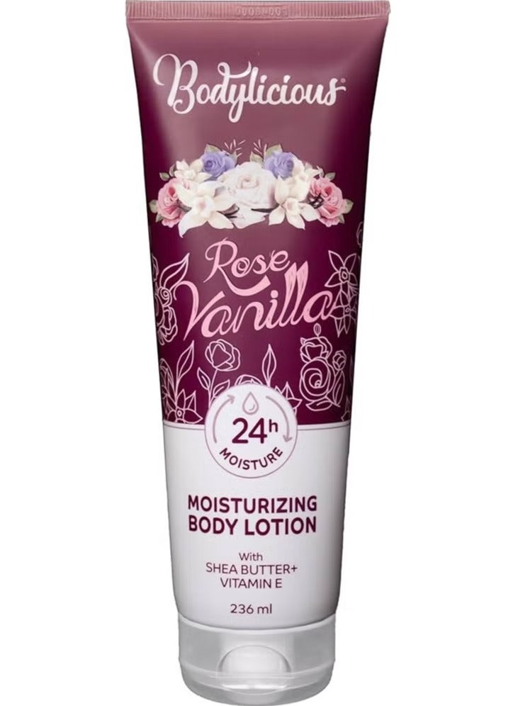بودي ليشاس بوديليشوس لوشن الجسم  روز بالفانيليا 236 مل
