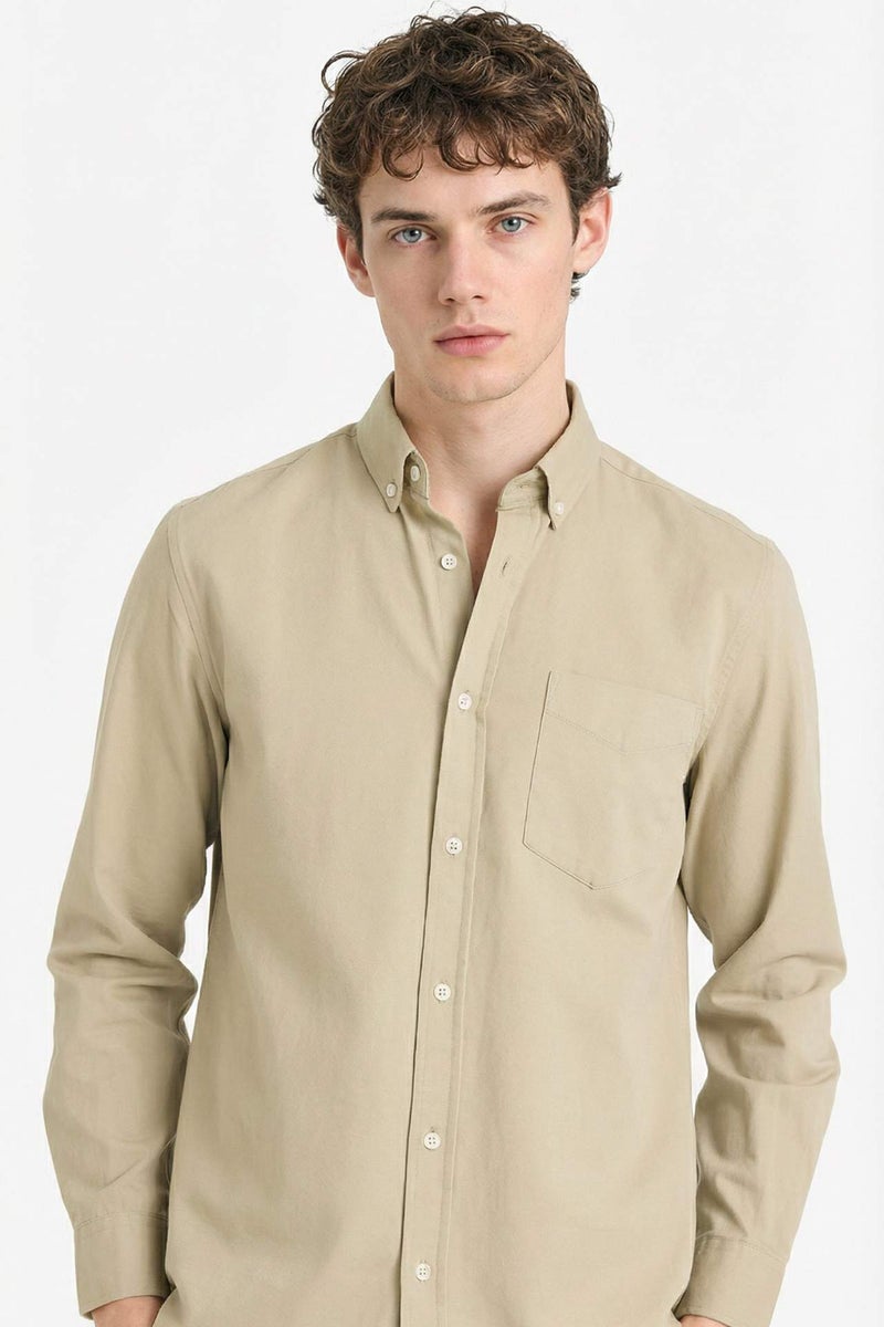 DeFacto Regular Fit Gabardine Shirt - Image 3