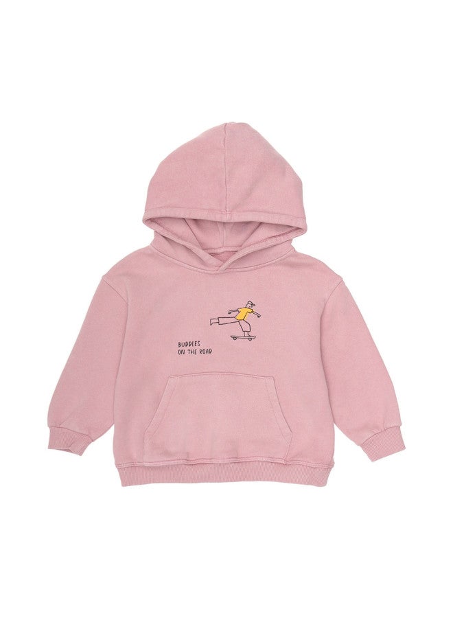 Zara kids Skateboarder Print Comfortable Casual Hooded Sweatshirt - Image 2
