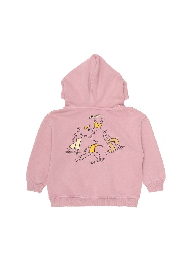 Zara kids Skateboarder Print Comfortable Casual Hooded Sweatshirt - Image 3