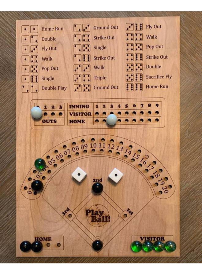 لعبة نرد البيسبول المستقلة - لعبة نرد البيسبول - دعامات الحفلات