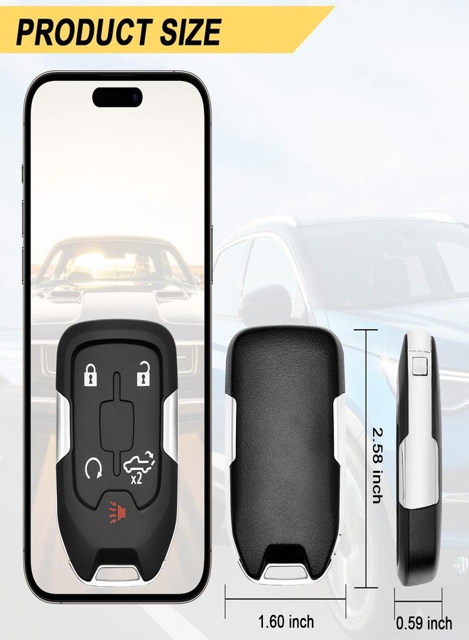 Vurkcy Key Fob Replacement for 2019-2022 Chevrolet Silverado/ 19-22 GMC Sierra, HYQ4EA - Image 4