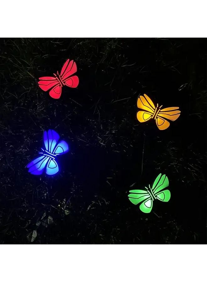 2 Pack Solar Butterfly String Lights Color Changing Outdoor Garden Decor - Image 5