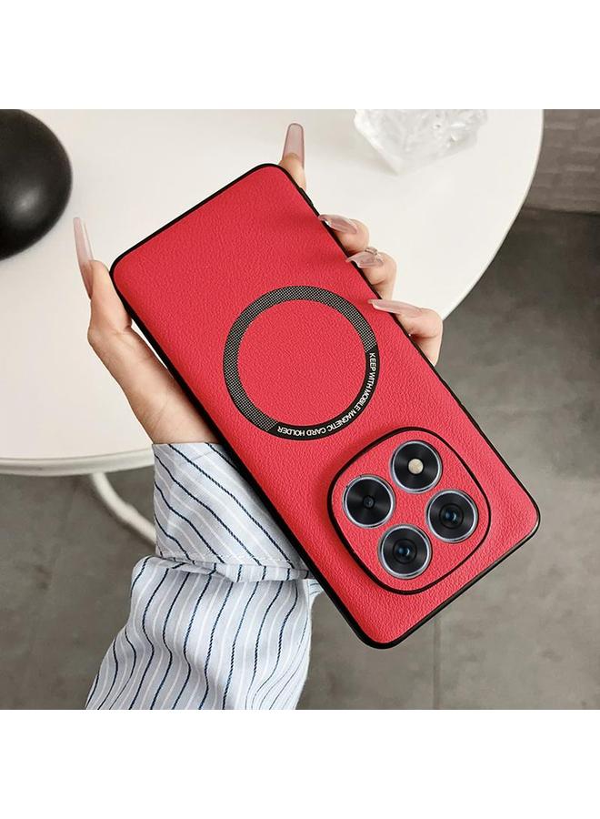 S-TOP Case For Redmi Note 14 Pro 5G PU MagSafe Magnetic Phone Case - Image 5