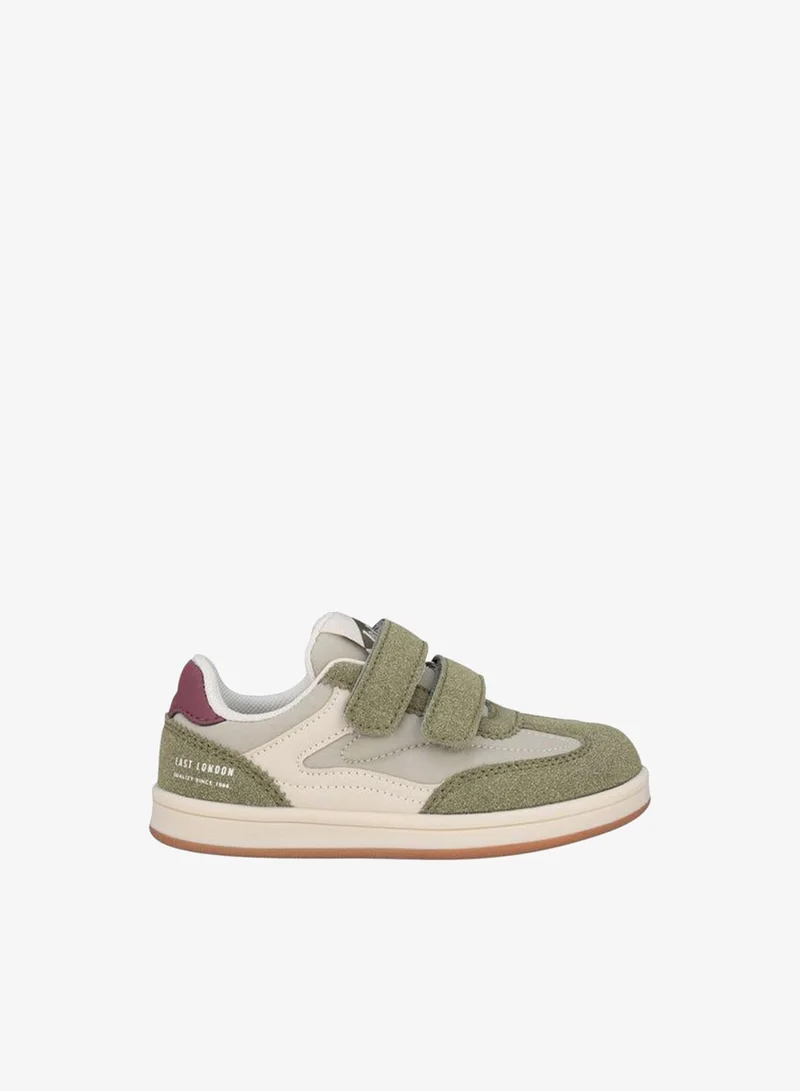 Lee Cooper GREEN Kids Hook & Loop School Sneakers  | Best Price UAE