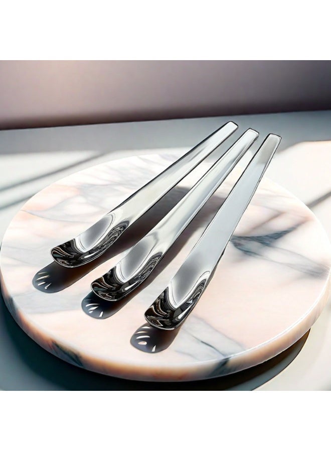 4pcs Mini Espresso Stainless Steel Coffee Spoons Espresso Spoons Mini Dessert Spoons - Image 3