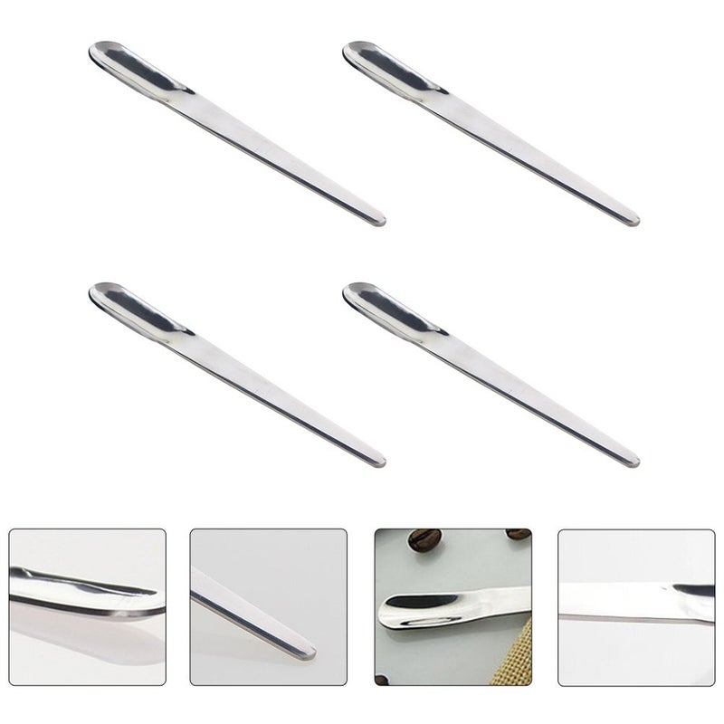 4pcs Mini Espresso Stainless Steel Coffee Spoons Espresso Spoons Mini Dessert Spoons - Image 5