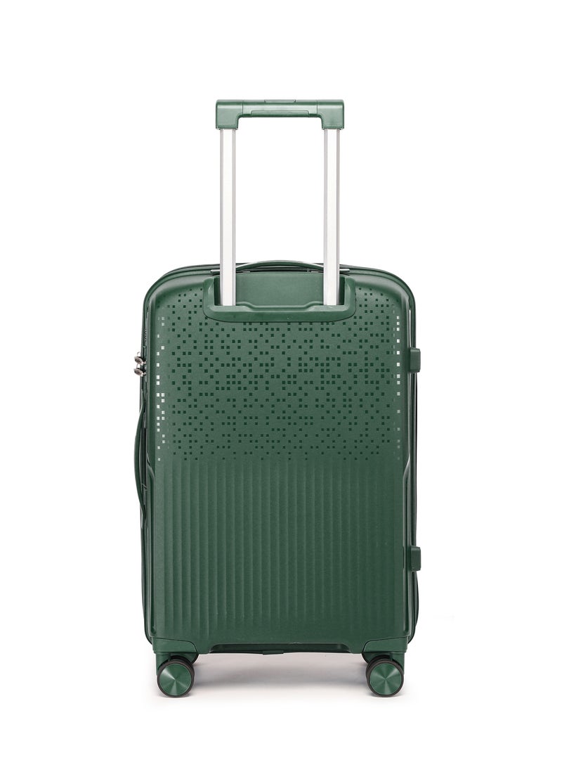 السياحية البريطانية حقيبة سفر بريتش توريستر الصلبة متوسطة الحجم ٢٤ بوصة - خضراء - Image 2