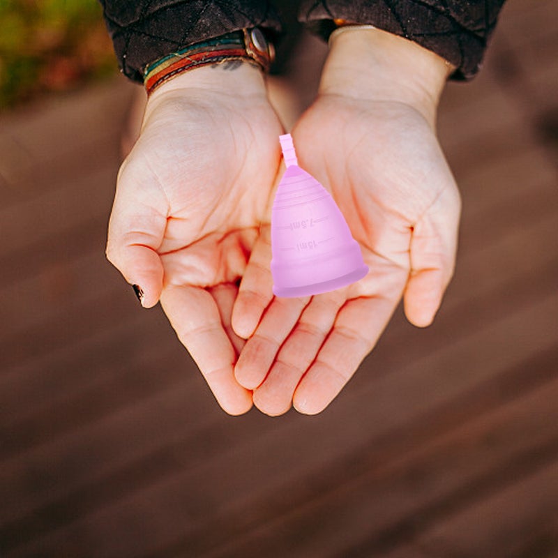 Women's Menstrual Cup Medical Silica Gel Food Grade Material Menstrual Period Cup can be Recycled Feminine Hygiene Menstrual Cup Multiple Specifications Optional - Image 3