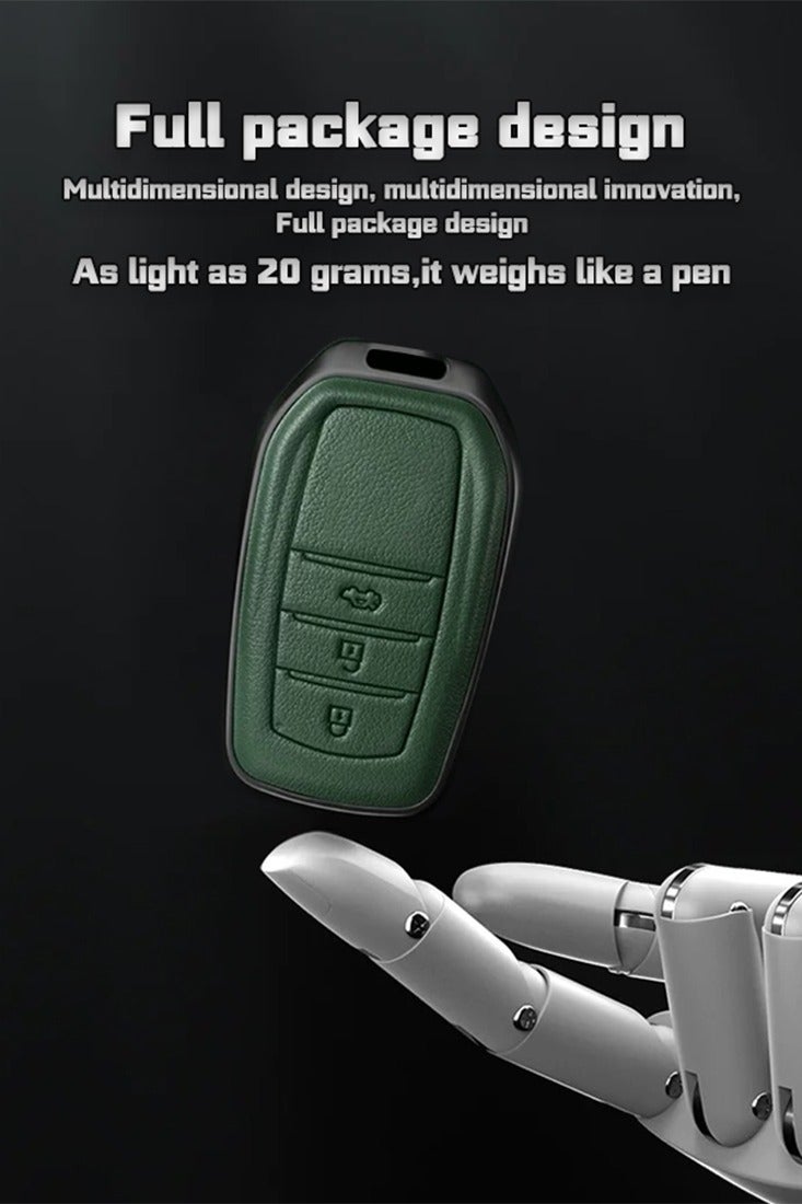 Toyota key cover, 3-key all-inclusive design, anti-fall and wear-resistance, more texture, protection of original car keys, sensitive keys, goodcar. - Image 3