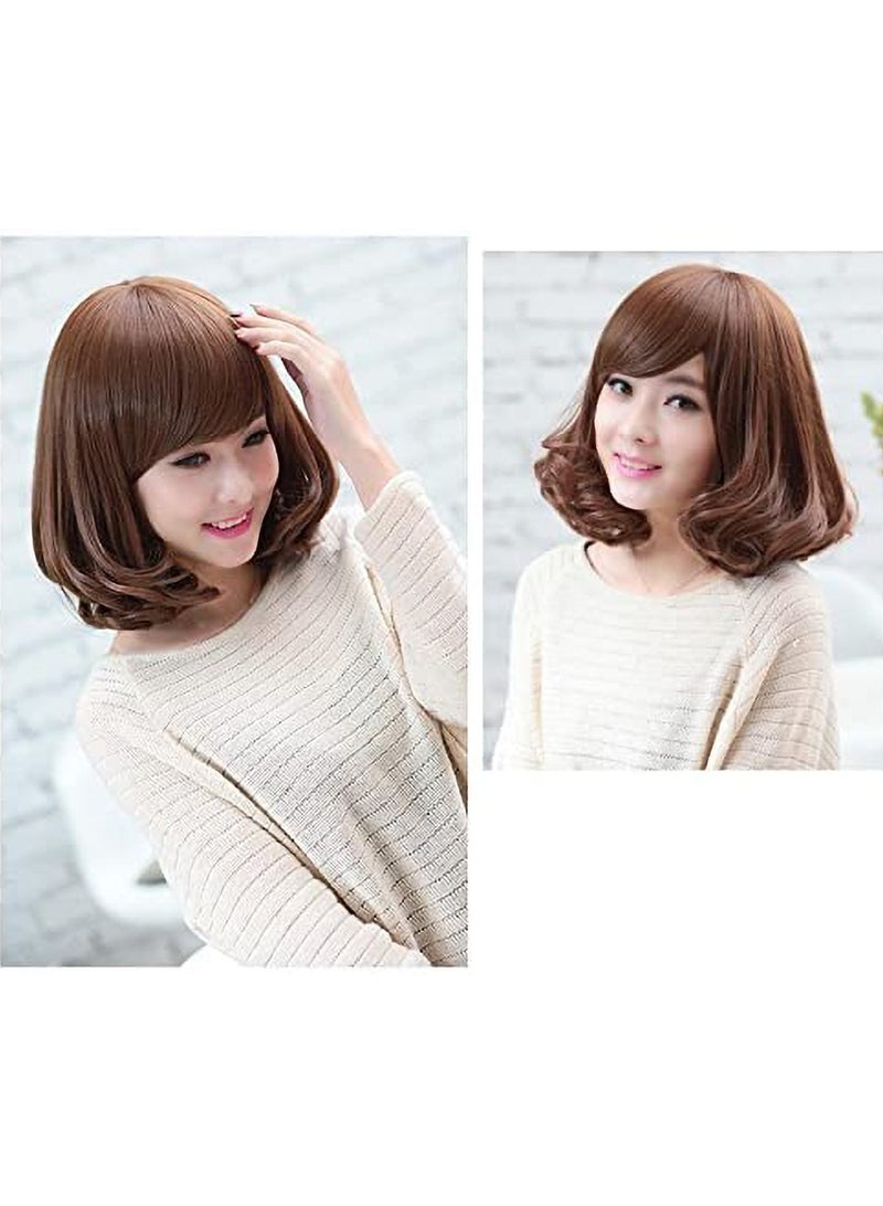 إستيل باروكة فايبر مقاومة للحرارة ، مظهر طبيعي ، حليقة ، مموج ، مستقيم ، طويل ، قصير ، أسود ، بني ، من أجل تأثيري للاستخدام اليومي للحفلات ، شعر مستعار اصطناعي بديل للنساء الموضة - Image 3