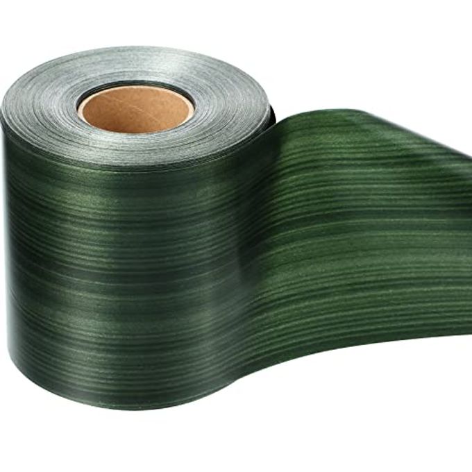 Syhood Outdoor Ribbon Poly Satin Ribbon Floral Craft Decoration Aspidistra Leaf Riband Easter Holiday Outdoor Decorating(4 Inch X 30 Yards,Dark Green) - Image 4