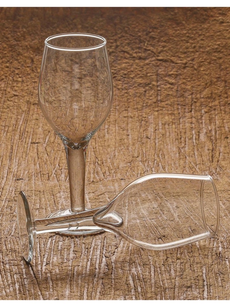 Afast Exquisite Elegance Glasses for Elevated Tasting Moments Glass Clear 250 Ml Pack of 4 16 X 65 X 65 CM - Image 2