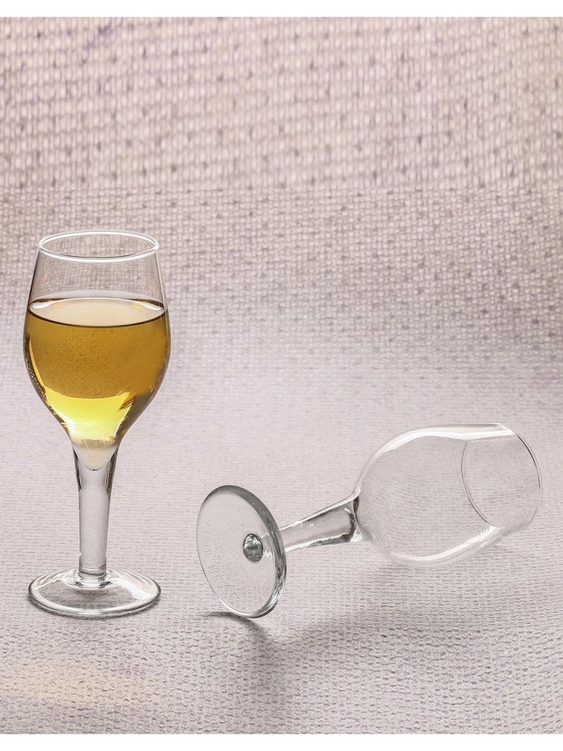 Afast Exquisite Elegance Glasses for Elevated Tasting Moments Glass Clear 250 Ml Pack of 4 16 X 65 X 65 CM - Image 5