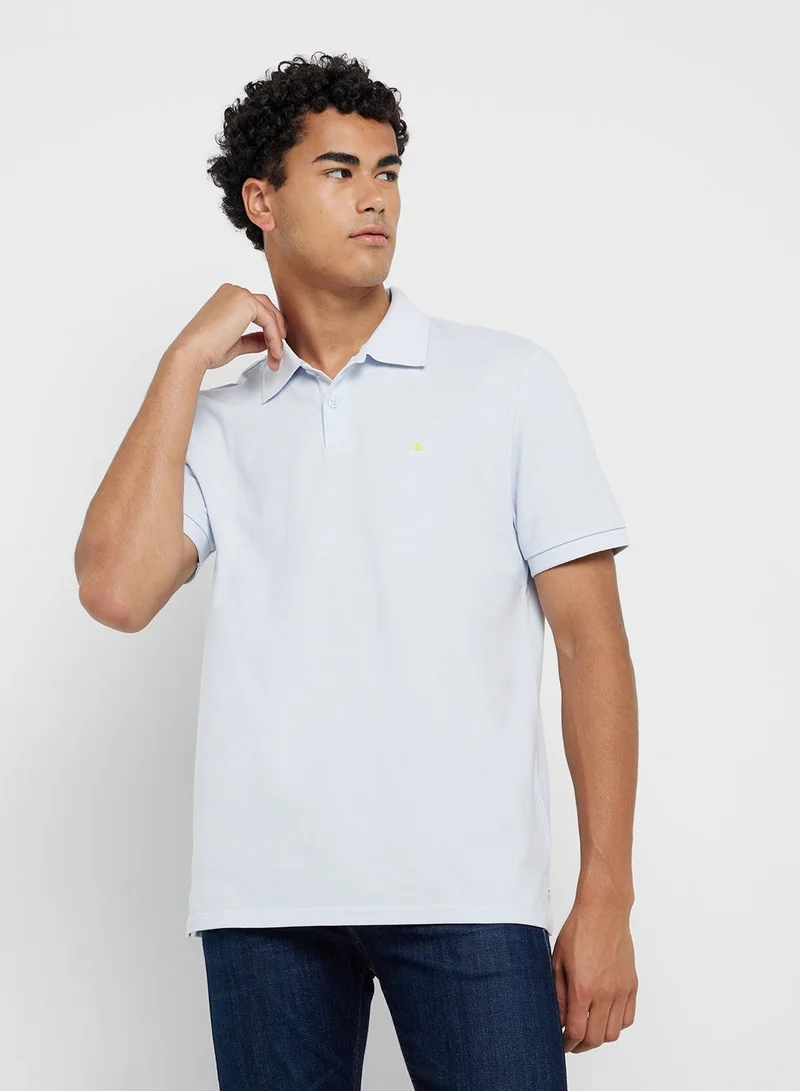 Monogram Embroidery Polo Shirt