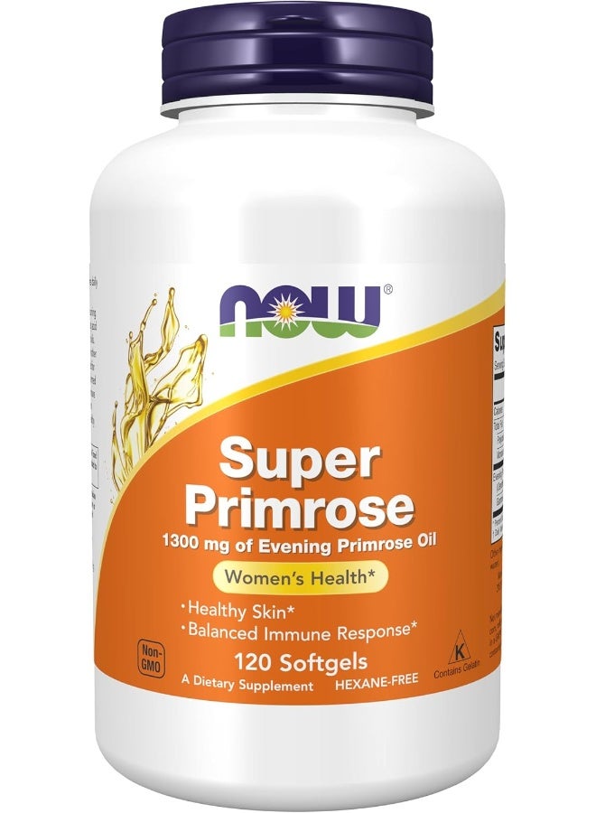 Now Foods Super Primrose Women'S Health 120 Softgels Packaging May Vary - Image 1