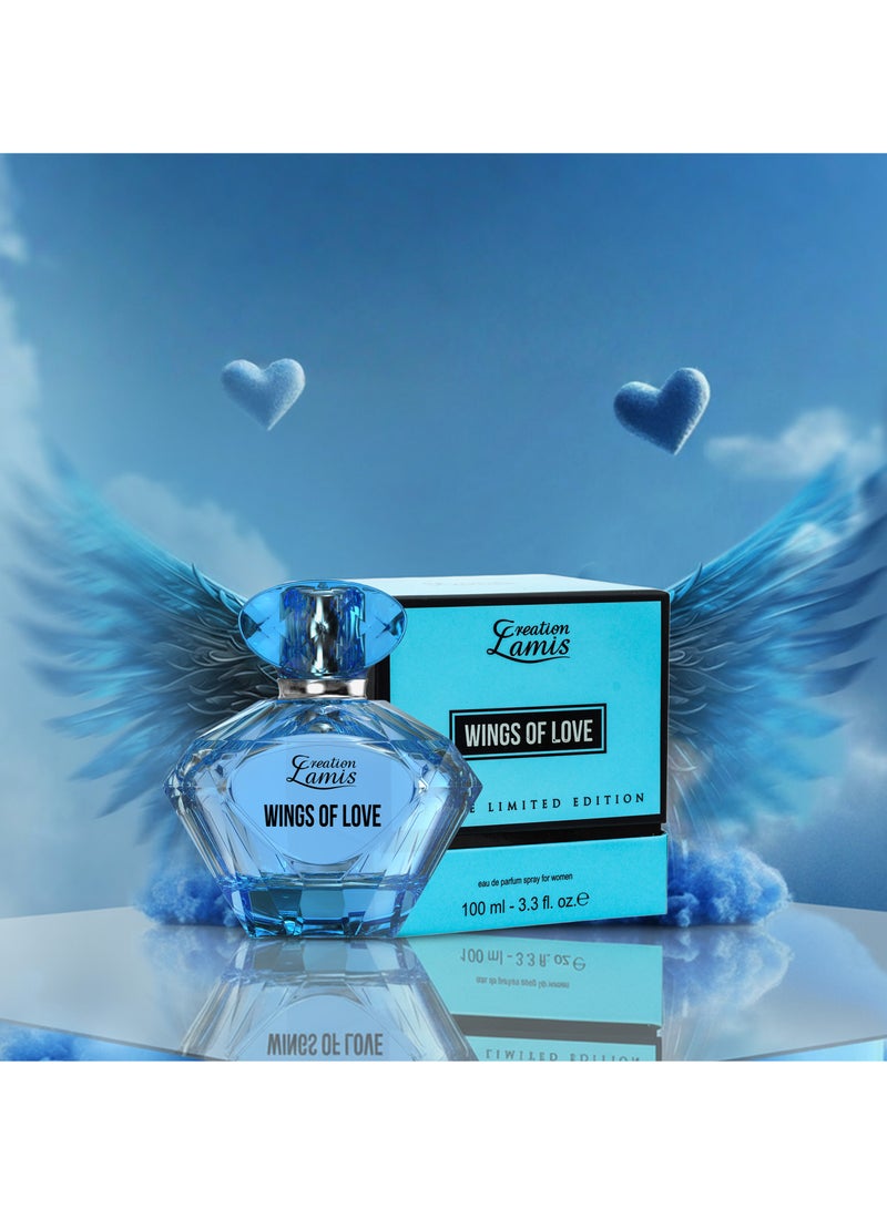 كرياشن لاميس عطر او دي بارفام وينج أوف لوف للنساء 100 مل - Image 2