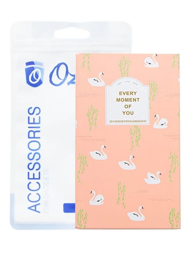 Ozone - 84 Pockets Mini Photo Album For Fujifilm Instax Cameras Pink/White/Green - Image 1