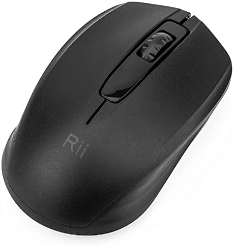 Rii Wireless Mouse, 2.4G Portable Computer Mice for PC, Laptop, Windows,Office Included Wireless USB dongle (Black) - Image 5
