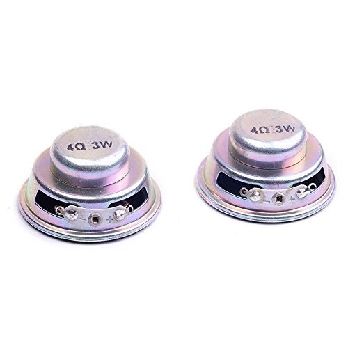 Cylewet 2Pcs Diameter 4cm 4ohm 3W Loudspeaker Audio Speaker Stereo Woofer for Arduino (Pack of 2) CYT1026 - Image 2