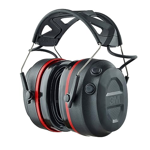 3M Pro-Protect + Gel Cushions Electronic Hearing Protector, Noise Reduction Rating (NRR) 26 dB, Bluetooth Ear Muffs, High-Fidelity Speakers & Integrated Microphone, Premium Gel Cushions (90545-SIOC) - Image 1