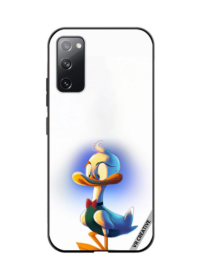 VR CREATIVE - Protective Case Cover For Samsung Galaxy S20 FE 5G Donald Duck Design Multicolour - Image 1