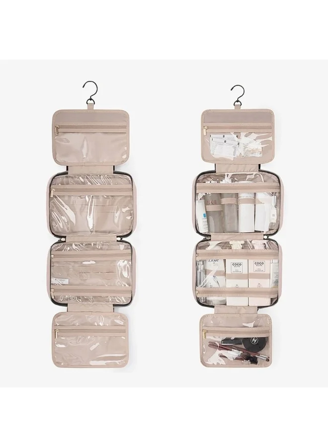 BAGSMART BAGSMART Light Pink The Space Saver Bonchemin Hanging Toiletry Bag