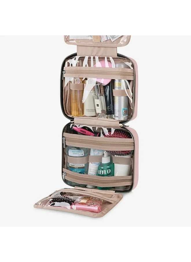 باج سمارت BAGSMART Light Pink The Space Saver Bonchemin Hanging Toiletry Bag