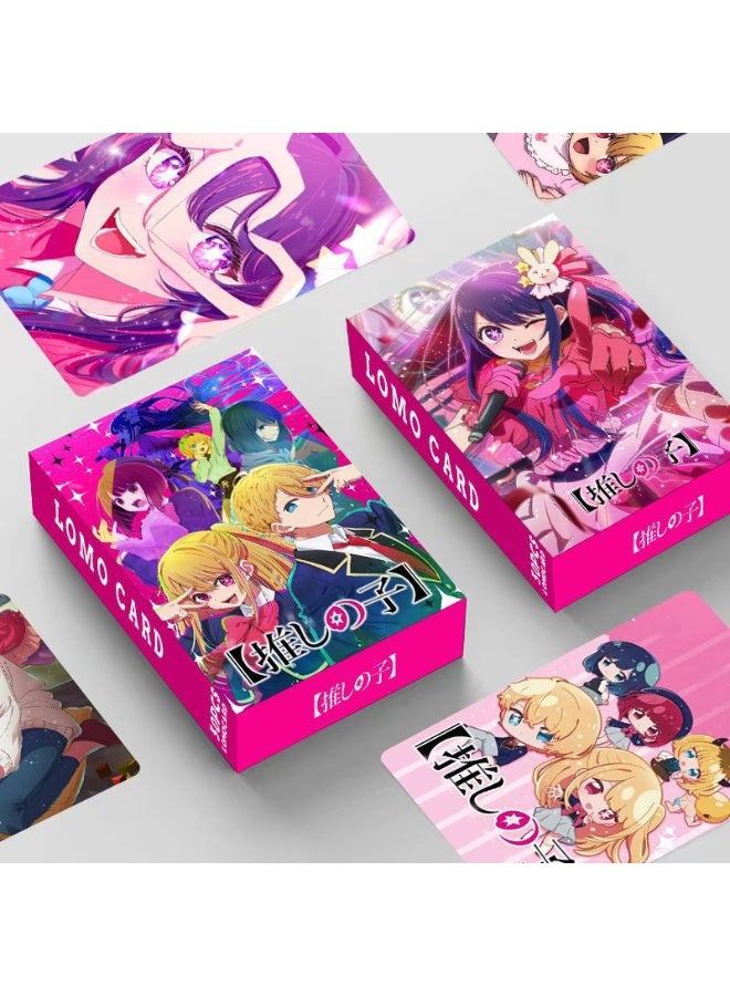 NIBEMINENT 30 Pcs Cartoon OSHI NO KO Double-sided Lomo Cards Card For Fans Collection Gifts - Image 1