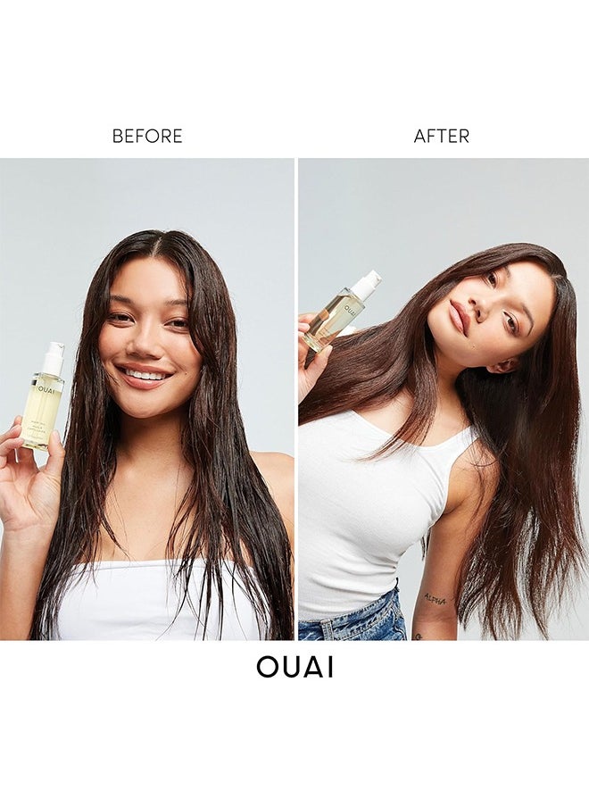 Ouai - Hair Oil, Hair Heat Protectant Oil for Frizz Control, Adds Hair Shine and Smooths Split Ends, Color Safe Formula, Paraben, Phthalate and Sulfate Free (1.5 fl oz / 45 ml) - Image 1