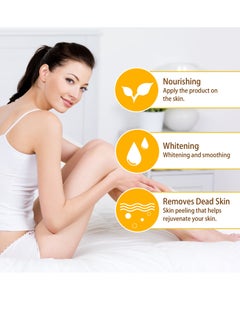 OUHOE 100ml Super Strength Yellow Peeling Oil Exfoliating Dark Skin for Body, Yellow Peeling Oil Body Whitening Skins, Butter Peeling Lightening Brighten Complexion for Cleansing and Moisturizing  - Image 3