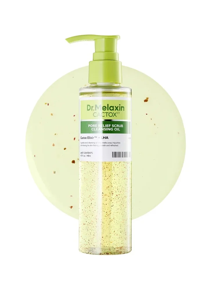 دكتور ميلاكسين Cactox Pore Relief Scrub Cleansing Oil 140 مل