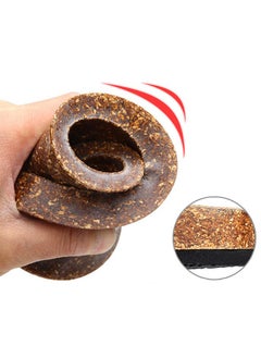 NIBEMINENT Cork Slippers for Men and Women with Double Row Belt Buckle Sandals, Beach Shoes, Haken Shoes Black  - Image 3